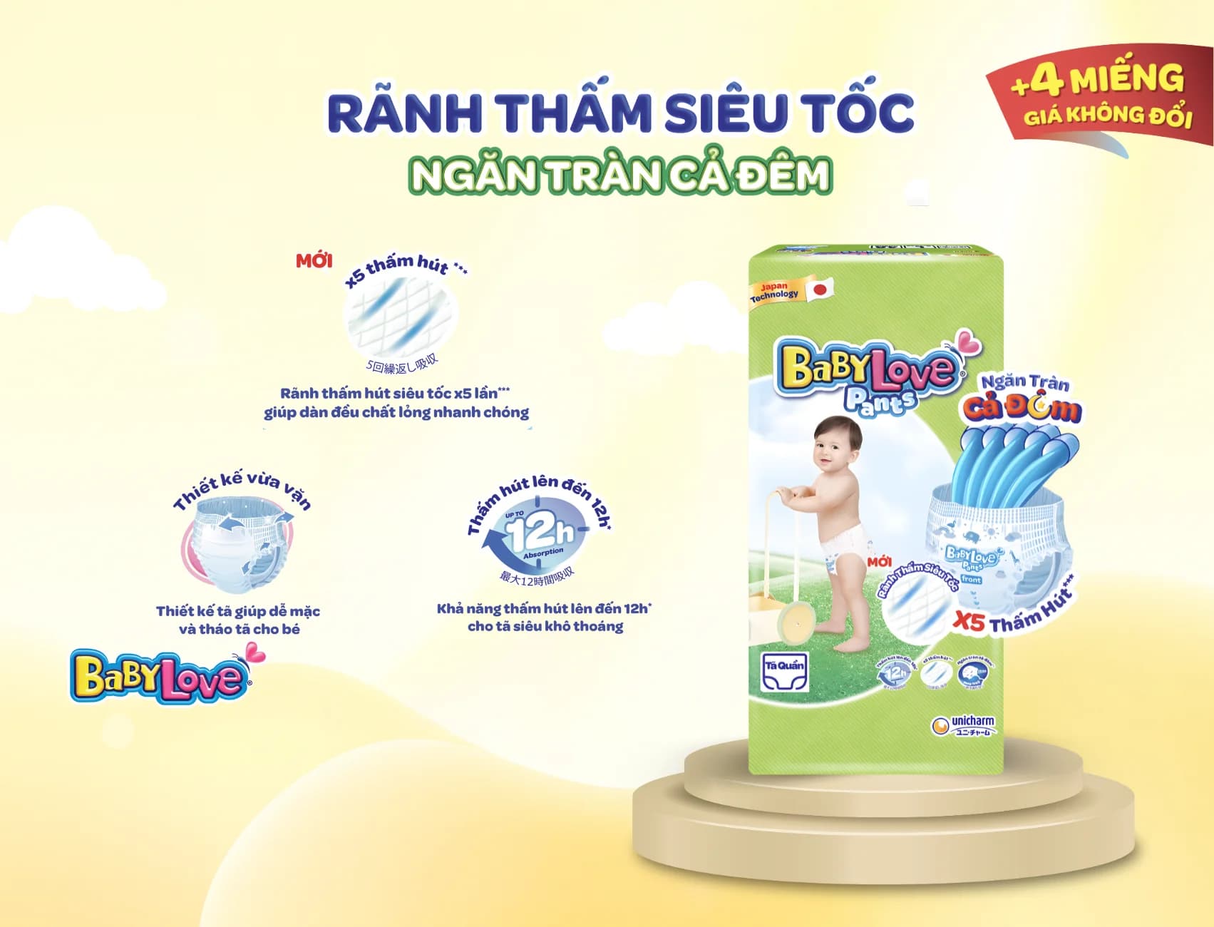 Baby Love Super Dry Airy