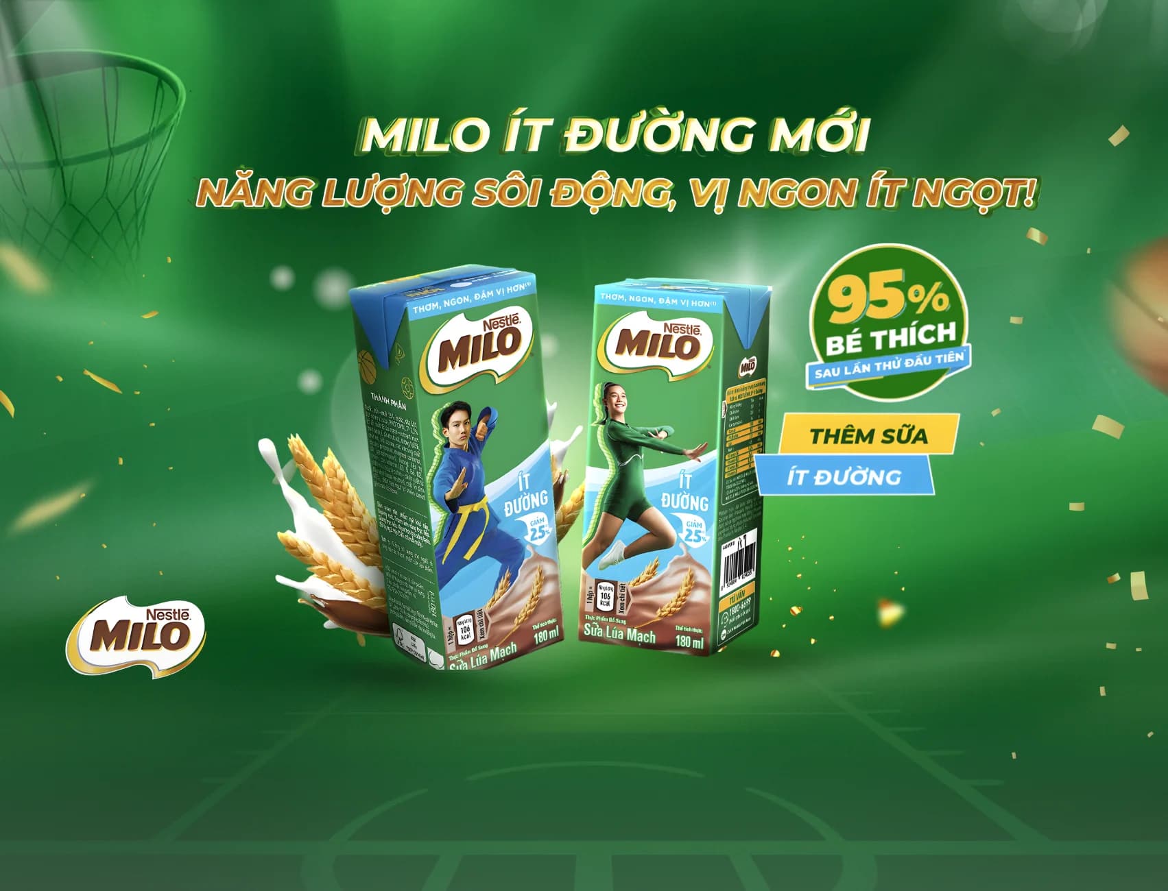 Milo Less Sugar